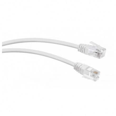 Cabcoil Патч корд медный, категории 5e, типа RJ45-RJ45, не экранированный, LSZH, 0.3m, цвет белый