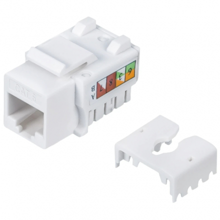 Cabcoil Модуль Keystone (Keystone Jack) RJ-45, категория 6, угол 90 градусов