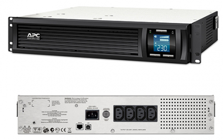 APC SMC1000I-2U Smart-UPS Источник бесперебойного питания на 1000VA, 230V, 2U, LCD экран (замена SC1000I) (направляющие для монтажа в стойку в комплекте)