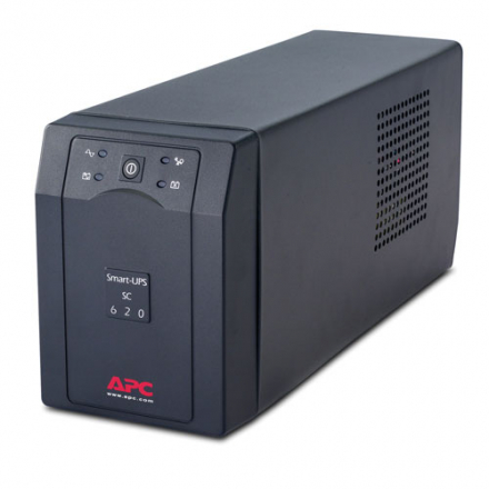 APC SC620I Smart-UPS 620 Источник бесперебойного питания на 620VA/390W, черный