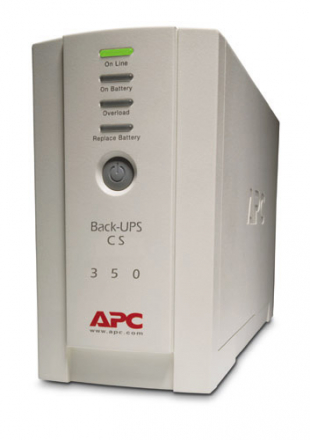 APC BK350EI Back-UPS CS 350 Источник бесперебойного питания на 350VA, USB порт