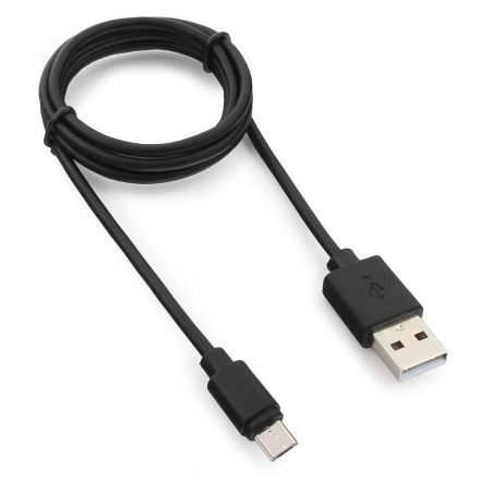 Кабель USB 2.0 Pro Гарнизон GCC-mUSB2-AMBM-1M, AM/microBM 5P, 1м, черный, пакет