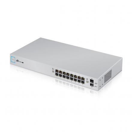 UBIQUITI US-16-150W Коммутатор 2х SFP, 16х Gigabit RJ45