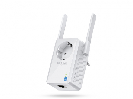 TP-Link TL-WA860RE Усилитель беспроводного сигнала со встроенной розеткой, скорость до 300 Мбит/с