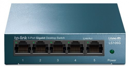 TP-Link LS105G 5-портовый 10/100/1000 Мбит/с настольный коммутатор