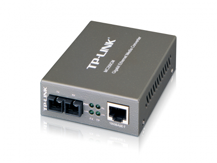 TP-Link MC200CM Медиаконвертор 10/100/1000M RJ45 to 1000M multi-mode,Full-duplex,up to 550m SMB