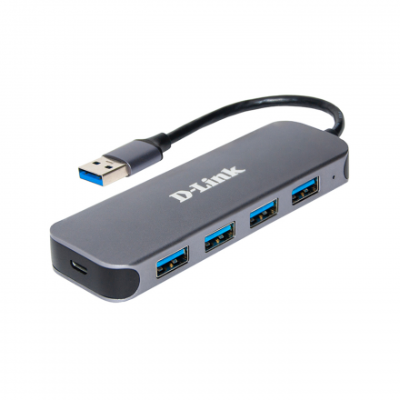 D-Link DUB-1341/C2A Концентратор с 4 портами USB 3.0