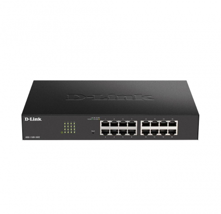 D-Link DGS-1100-16V2/A2A  Настраиваемый L2 коммутатор c 16 портами 10/100/1000Base-T