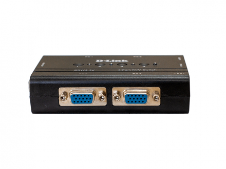 D-Link DKVM-4U/C2A 4-портовый KVM-переключатель с портами VGA и USB