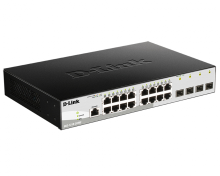 D-Link DGS-1210-20/ME/B1A Управляемый коммутатор 2 уровня с 16 портами 10/100/1000Base-T и 4 портами 1000Base-X SFP