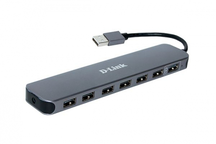 D-Link DUB-H7 Компактный концентратор с 7 портами USB 2.0