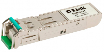 D-Link DEM-331T/20KM/DD/E1A 1000BASE-LX Single-mode 20KM WDM SFP Трансивер, support 3.3V power, LC connector