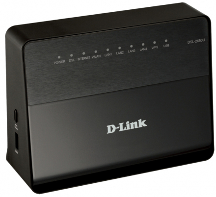 D-Link DSL-2650U/RA/U1 Беспроводной маршрутизатор ADSL2+ с поддержкой 3G/LTE/Ethernet WAN и USB-портом