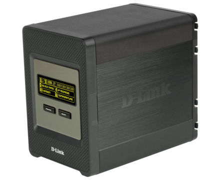 D-Link DNS-346/E Cетевой накопитель с 4 отсеками для жестких дисков, 1 портом 10/100/1000Base-T и 1 USB-портом